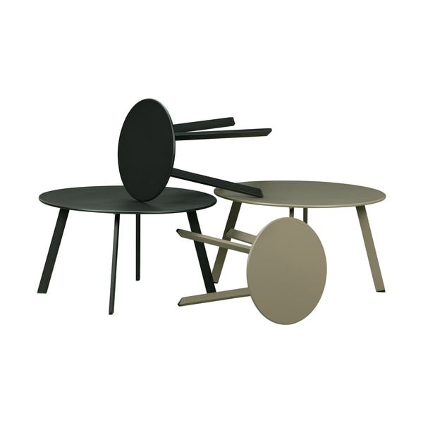 Măsuță de cafea din fier pentru grădină WOOOD Fer, ø 40 cm, verde-image-3