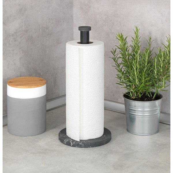 Suport pentru prosoape de hârtie Wenko, negru-image-1