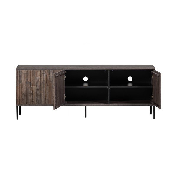 Comodă TV maro cu aspect de lemn de frasin 150x56x44 cm Gravure – WOOOD-image-3