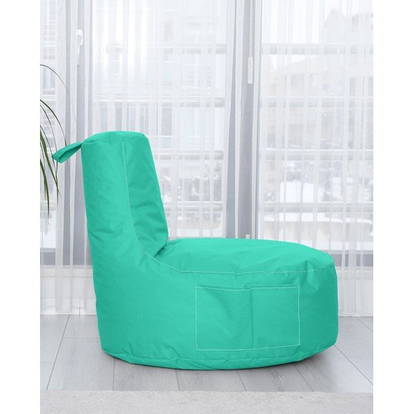 Fotoliu bean bag turcoaz EVA Sport – Floriane Garden-image-2