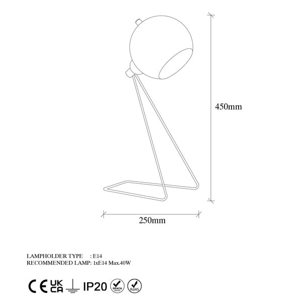 Veioză arămie cu abajur din metal (înălțime 45 cm) Oala – Opviq lights-image-4