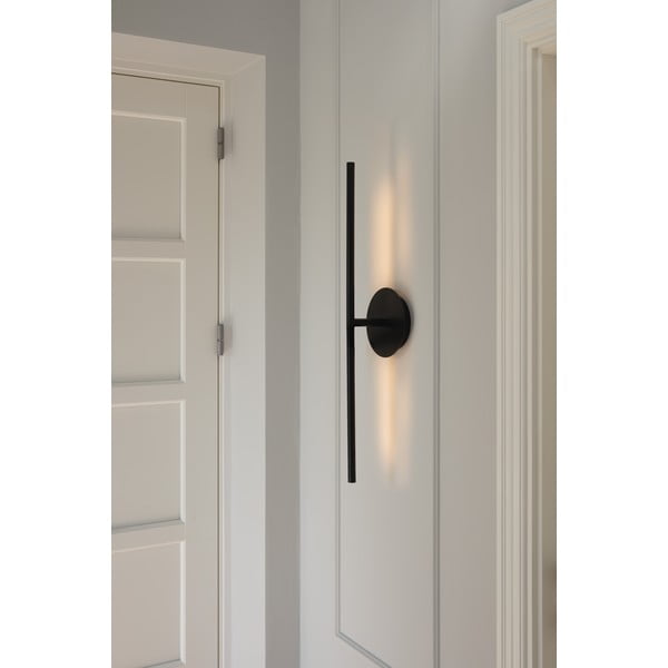 Aplică de perete neagră LED cu intensitate reglabilă din metal Omni Wall – UMAGE-image-3