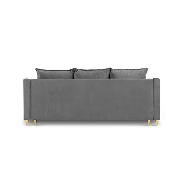 Canapea extensibilă cu spațiu de depozitare Mazzini Sofas Pansy, gri deschis, 215 cm-image-4