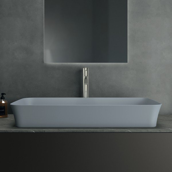 Chiuvetă albastru-deschis din ceramică 80x40 cm Ipalyss – Ideal Standard-image-1
