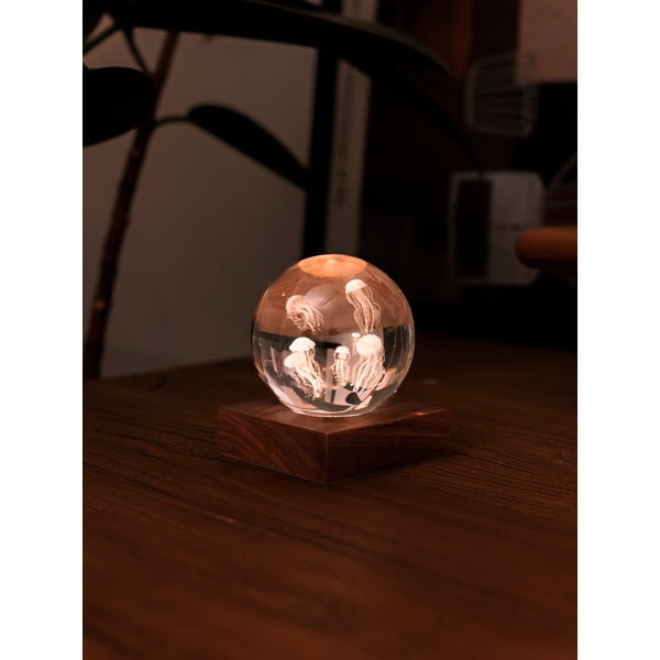 Decorațiune luminoasă maro închis cu USB Amber – Gingko-image-3