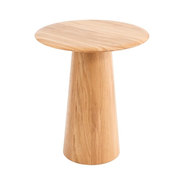 Măsuță auxiliară rotundă din lemn de stejar ø 40 cm Mushroom – Gazzda
