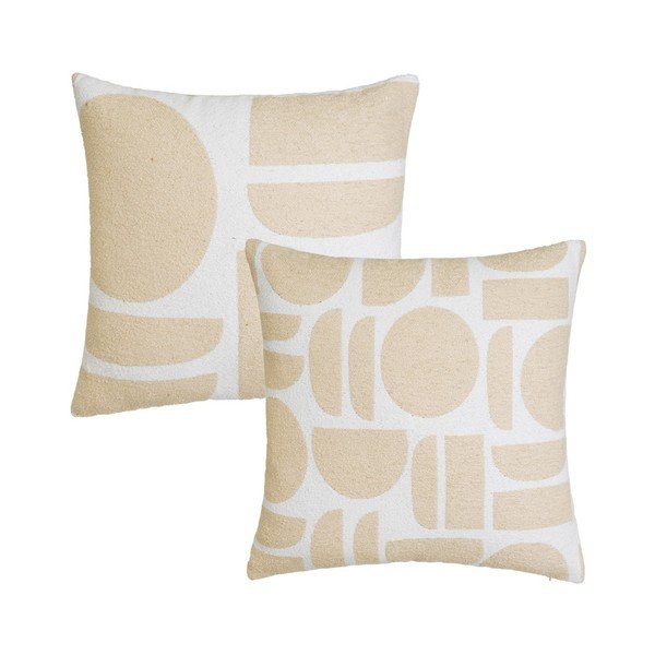 Perne decorative 2 buc. din material bouclé 45x45 cm Mid Century – Casa Selección