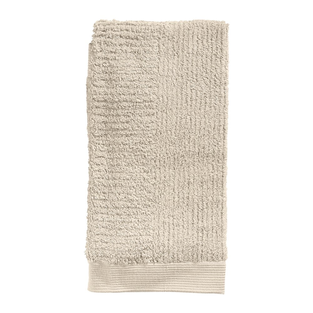 Prosop crem din bumbac din frotir 50x100 cm Classic – Zone