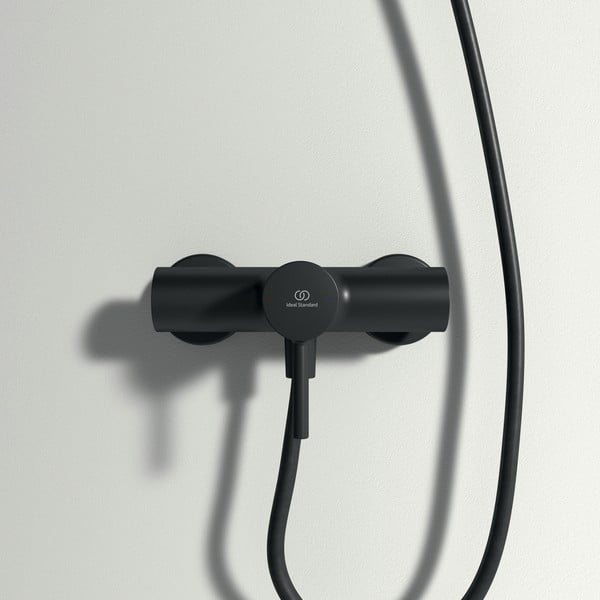 Baterie negru-mat pentru duș/cu montare pe perete Silk Black – Ideal Standard-image-2