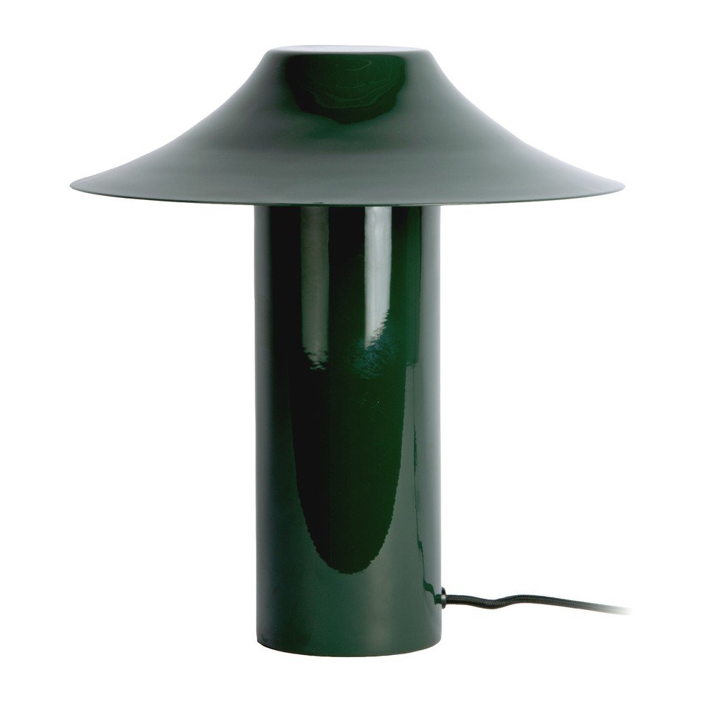Veioza verde-inchis din metal (inaltime 32 cm) Catania Trapeze – Leitmotiv