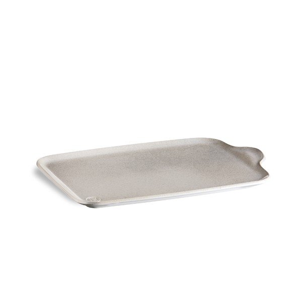 Platou din ceramică pentru servire Emile Henry Aperitivo, 32 x 21 cm, gri-image-1