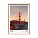 Tablou cu ramă imprimat 50x70 cm Golden Gate – Styler
