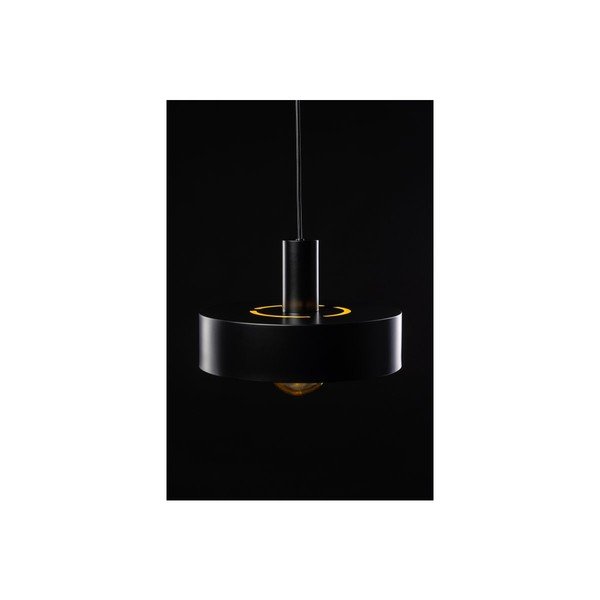 Lustră neagră cu abajur din metal ø 30 cm Selvia II – GTV-image-2