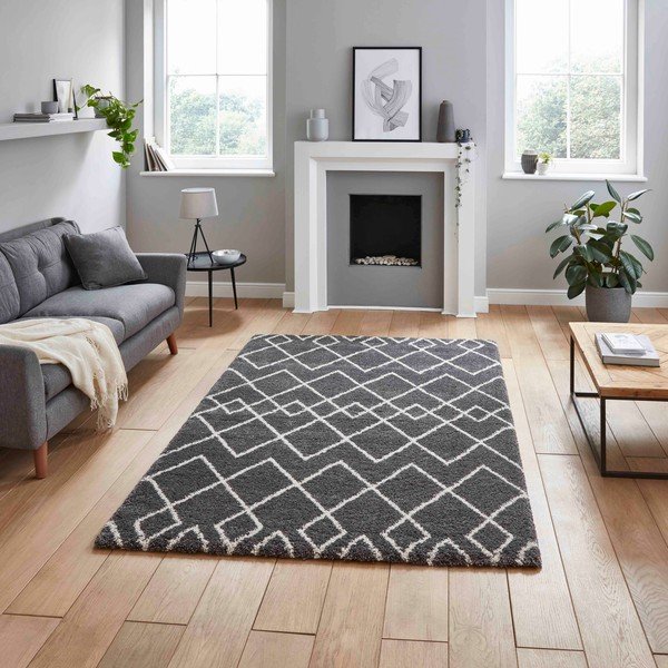 Covor gri 120x170 cm Royal Nomadic – Think Rugs-image-1