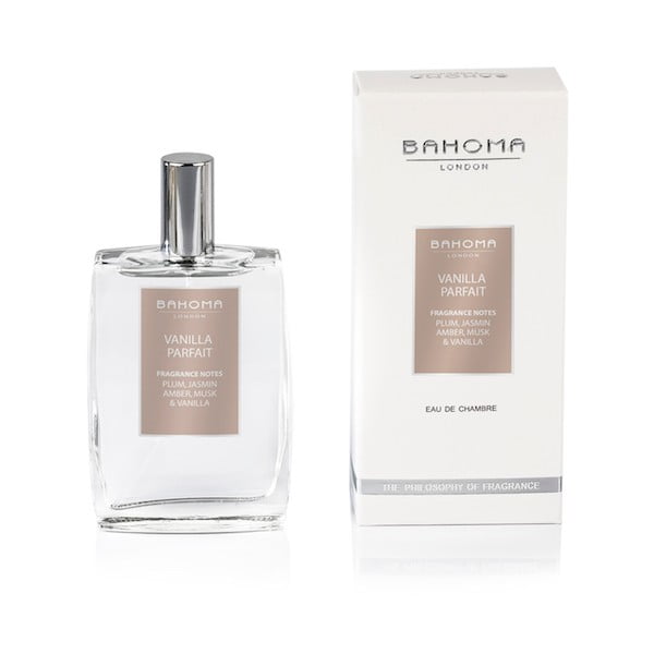 Spray de interior cu aromă de vanilie parfait Bahoma London White, 100 ml