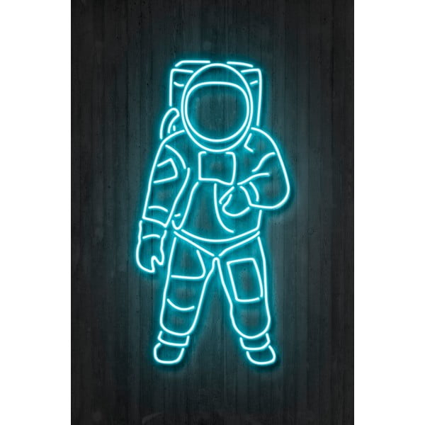 Poster Blue-Shaker Neon Art Astronaut, 30 x 40 cm