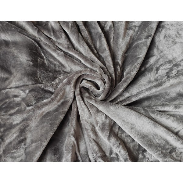 Cearșaf din micromicropluș My House, 180 x 200 cm, gri-image-1