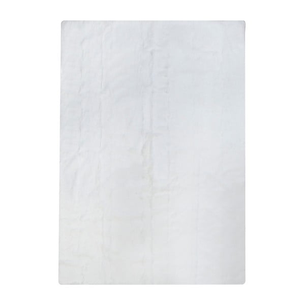 Covor din blană de iepure Pipsa Blanket, 180 x 120 cm, alb