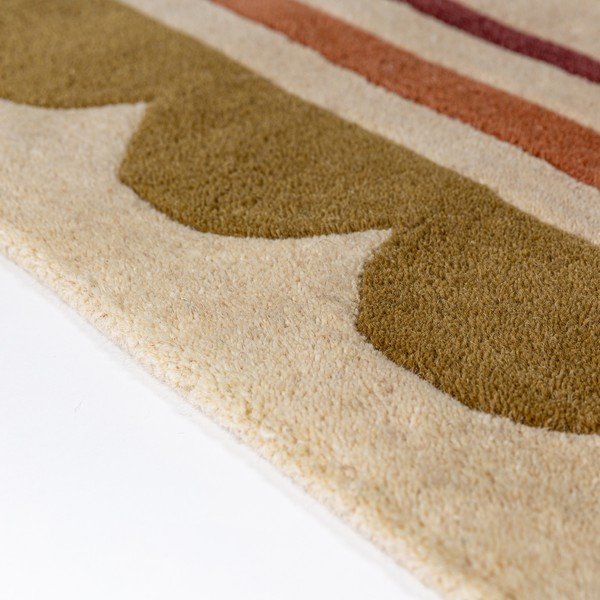 Covor în culoare naturală țesut manual din lână 120x170 cm Lois – Flair Rugs-image-3