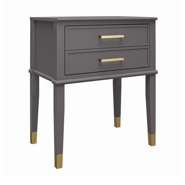 Noptieră gri închis Westerleigh – CosmoLiving by Cosmopolitan