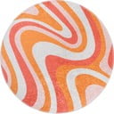 Covor portocaliu lavabil rotund ø 100 cm Colors of Joy – Vitaus