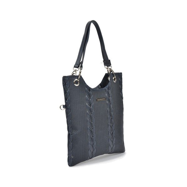 Poșetă din piele Mangotti Elsa, albastru-image-2