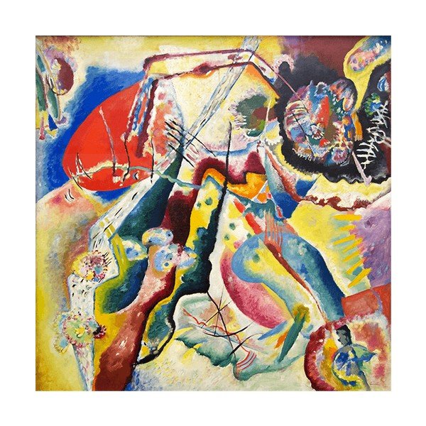 Tablou reproducere Vasili Kandinski, 70 x 70 cm -image-1