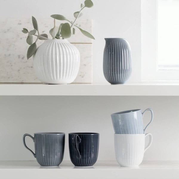 Cană din porțelan Kähler Design Hammershoi, 330 ml, antracit-image-2