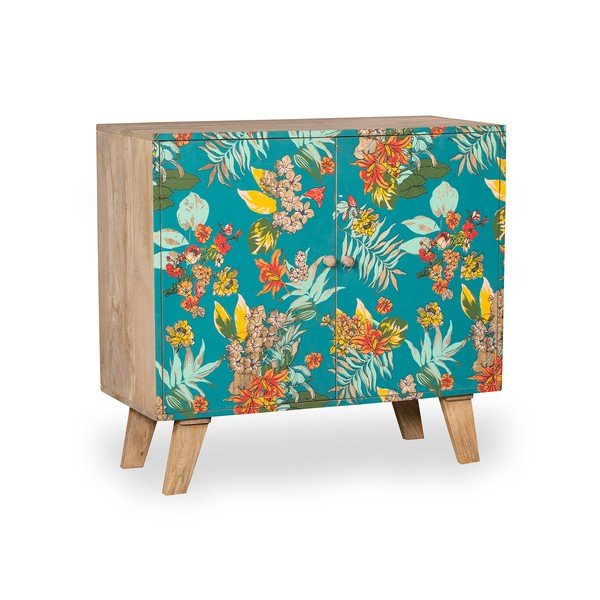 Dulap turcoaz-în culoare naturală 90x85x40 cm Reipur – Interia Home & Living-image-2