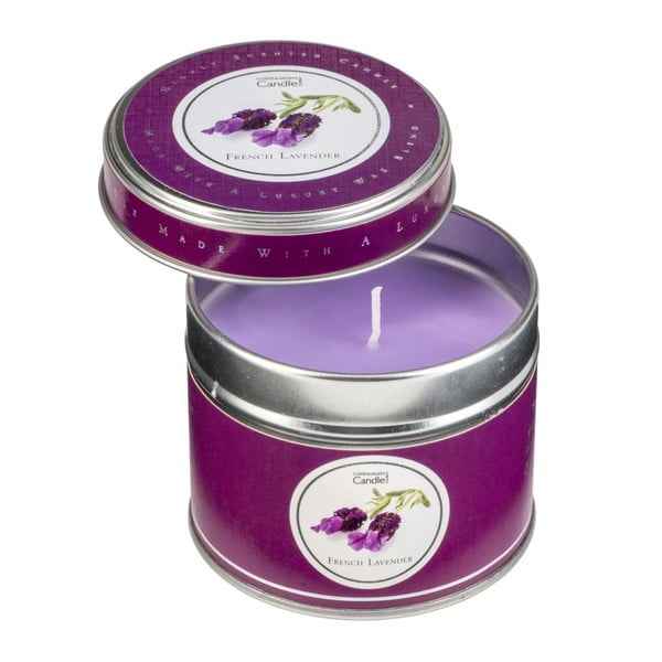Lumânare parfumată în cutie Copenhagen Candles French Lavender, 32 ore