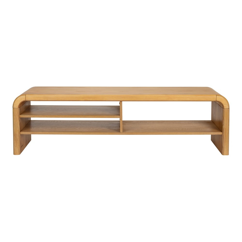 Comodă TV în culoare naturală cu aspect de lemn de stejar 160x45x40 cm Brave – Zuiver
