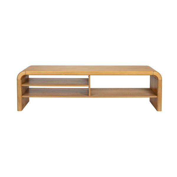 Comodă TV în culoare naturală cu aspect de lemn de stejar 160x45x40 cm Brave – Zuiver