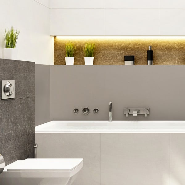 Autocolant de perete 200x60 cm Taupe – Ambiance-image-3