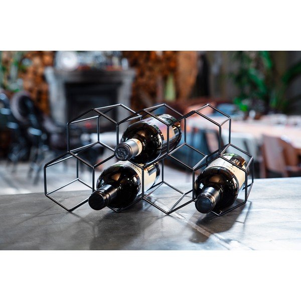 Raft negru de vin din metal - Leopold Vienna-image-1