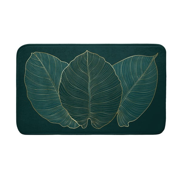 Covoraș de baie verde închis 45x75 cm Jade – douceur d'intérieur