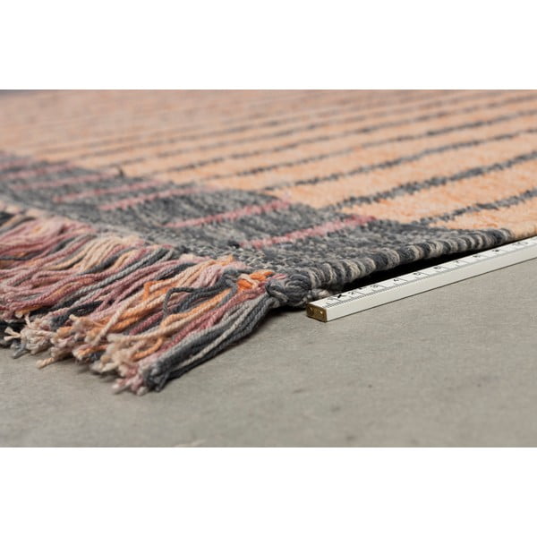 Covor roz/piersică din bumbac 160x230 cm Hampton – Dutchbone-image-3