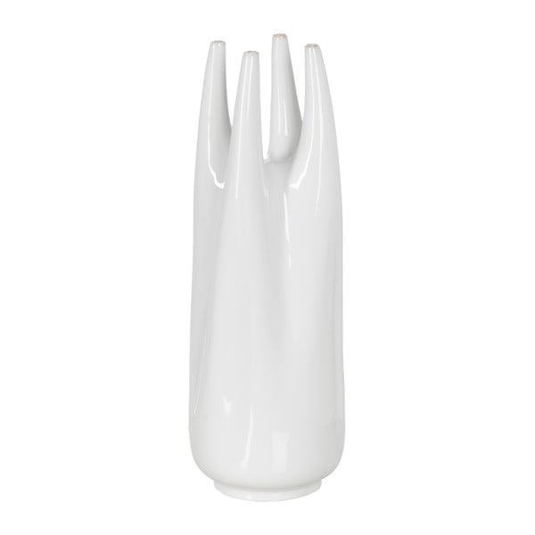 Vază albă din ceramică înaltă (înălțime 56 cm) Blanca – Ixia