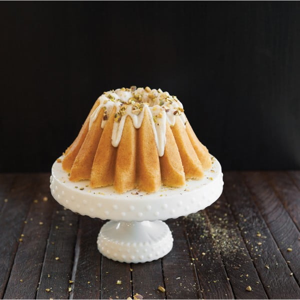 Formă pentru chec bundt / guguluf Nordic Ware Lotus, 1,2 l, auriu-image-1