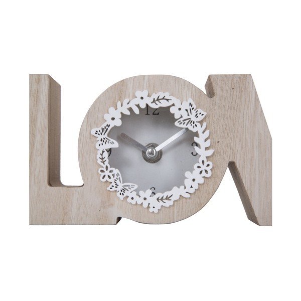 Ceas pentru birou cu ramă decorativă Mauro Ferretti love-image-2