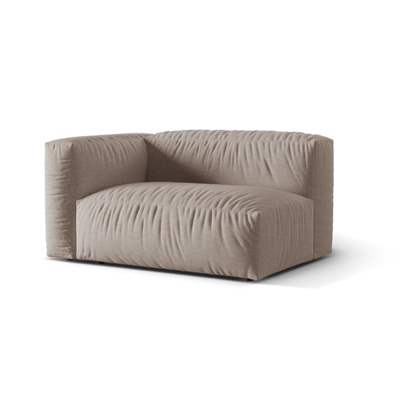 Modul pentru canapea modulară bej (cu colț pe partea stângă ) Martina – Micadoni Home-image-1