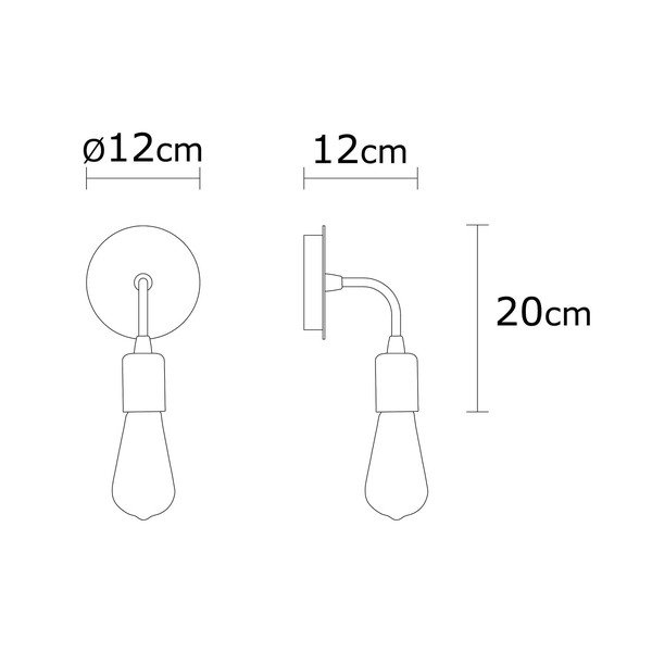 Aplică de perete neagră Harput – Opviq lights-image-3