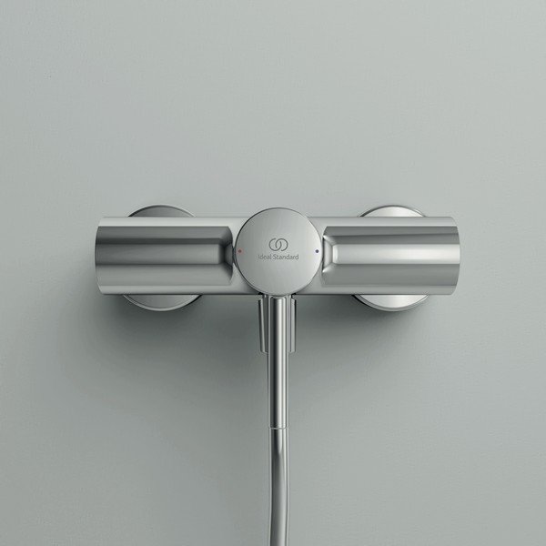 Baterie argintiu-lucios pentru duș/cu montare pe perete Ceraline – Ideal Standard-image-2