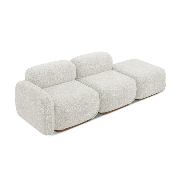 Șezlong modular crem (cu colț pe partea stângă) Ailani – Makamii-image-4