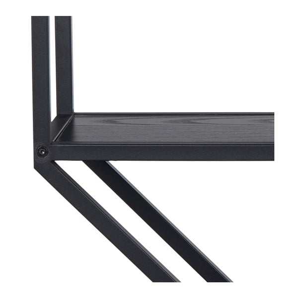 Raft de perete Actona Seaford, negru-image-3