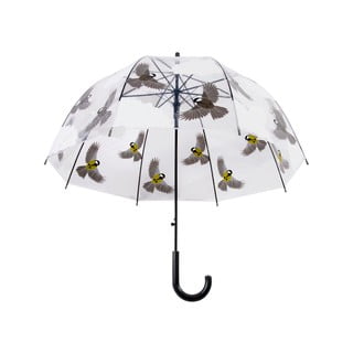 Umbrelă transparentă Esschert Design Birds, ⌀ 80,8 cm