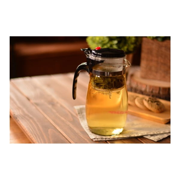 Ceainic din sticlă cu sită Bambum Vogue, 900 mlml-image-2