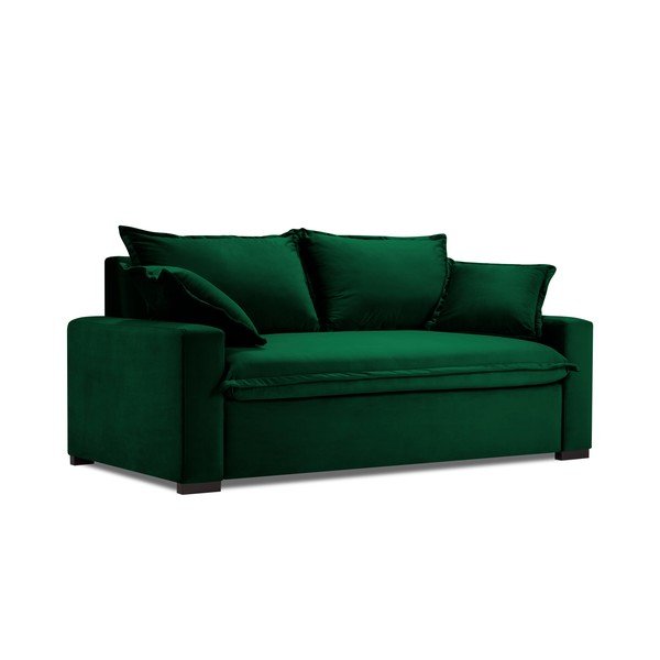 Canapea extensibilă Kooko Home Mezzo, verde închis-image-2