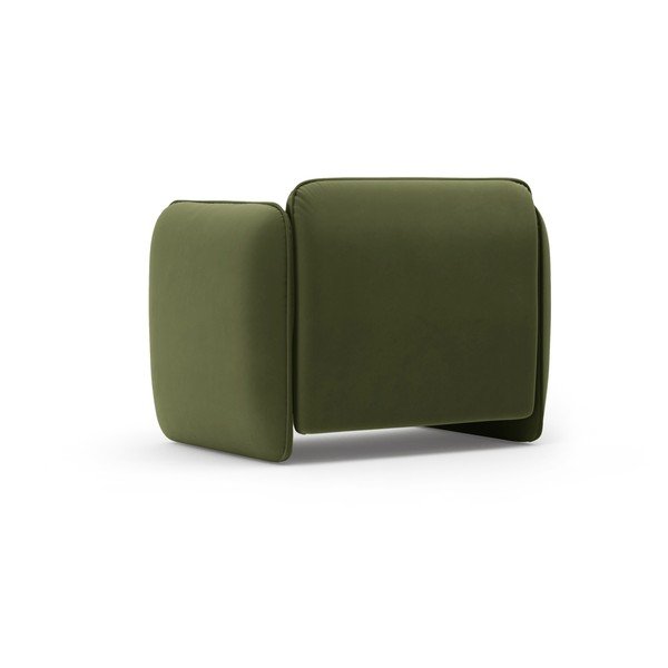 Fotoliu verde cu tapițerie din catifea Georgia – Micadoni -image-3