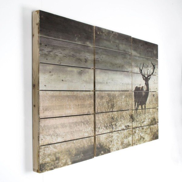 Tablou din lemn 30x60 cm Highland - Graham & Brown-image-1