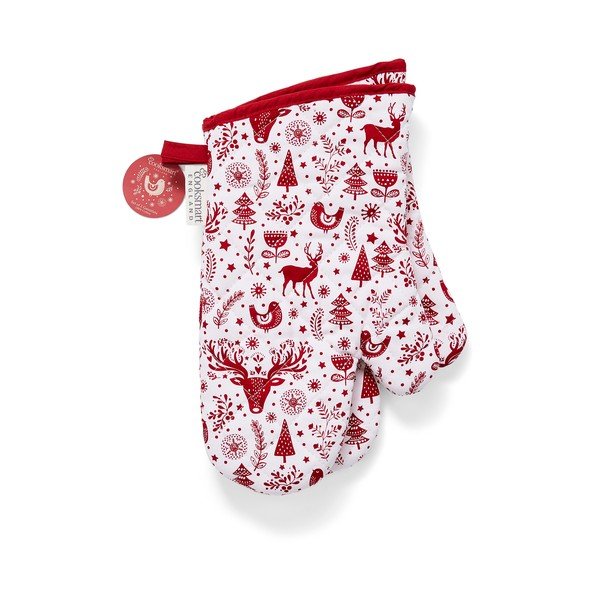 Set 2 mănuși de bucătărie din bumbac Cooksmart ® A Nordic Christmas-image-1